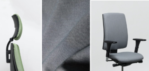 fauteuil de bureau tissu connect