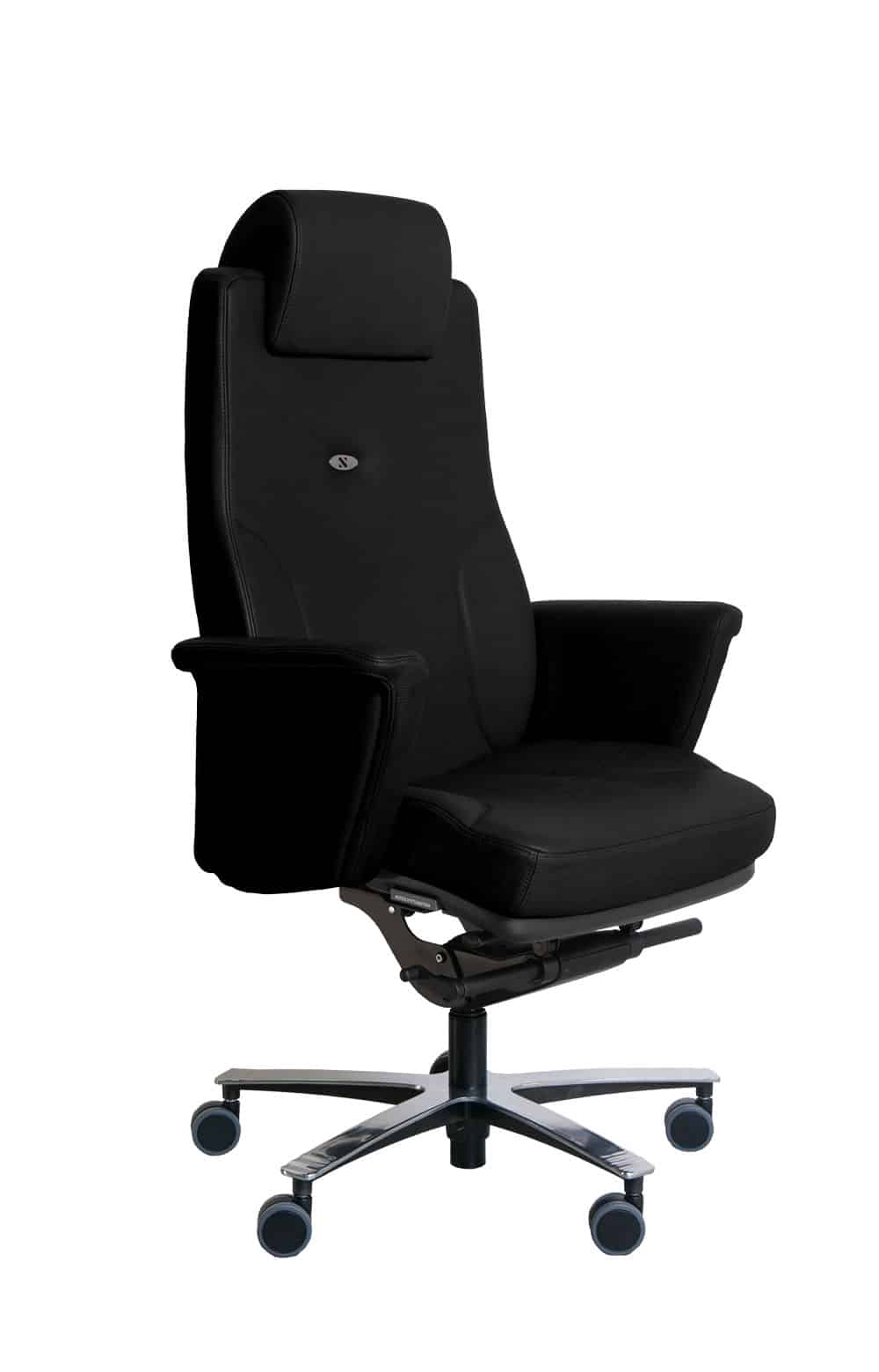 fauteuil de direction haut de gamme lead ernest + noir navailles