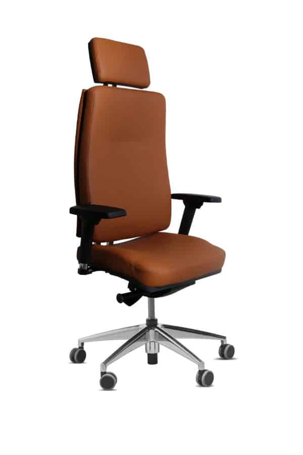 King Edgard - fauteuil de bureau en cuir