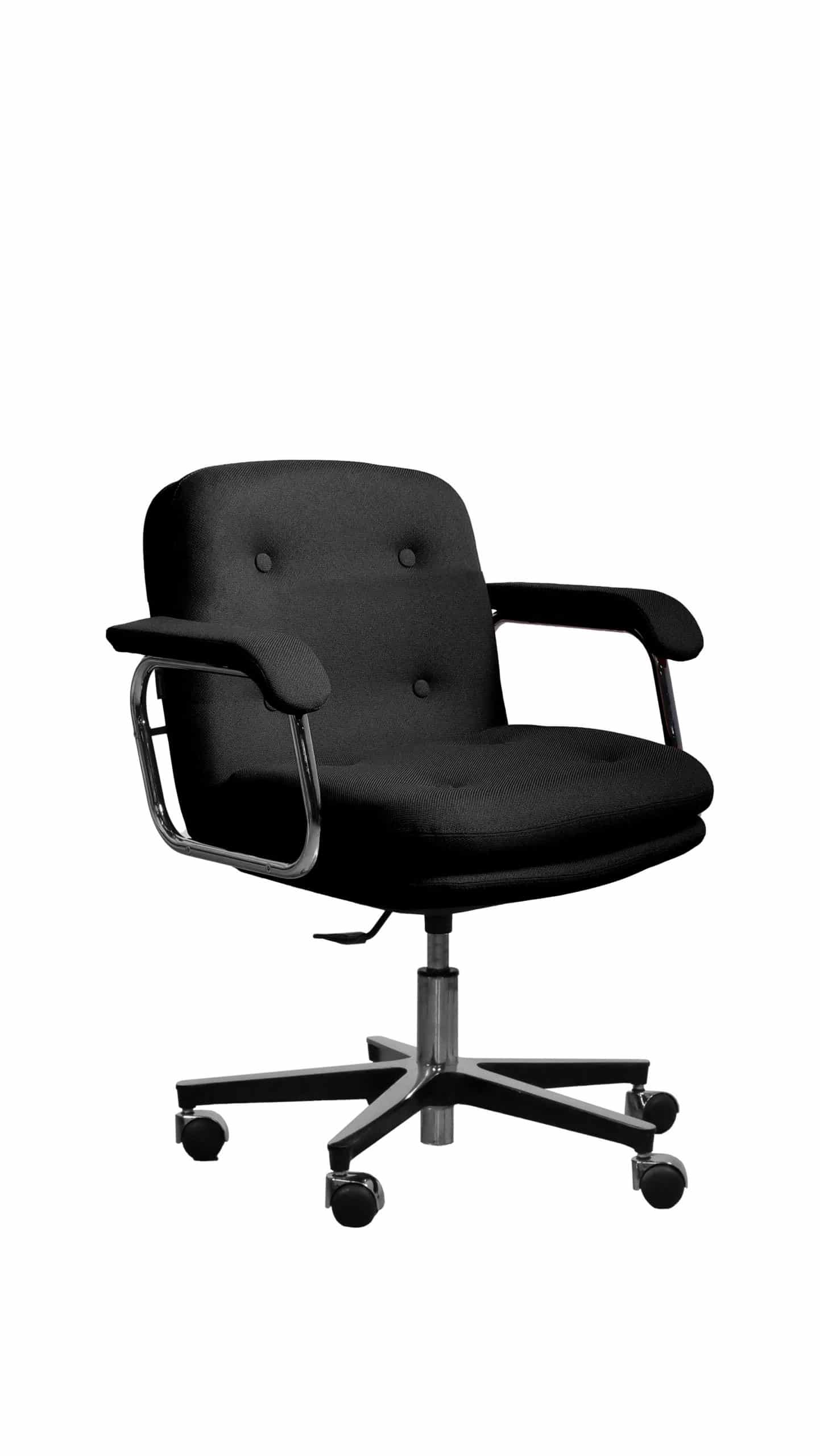 Héritage 80 - fauteuil de bureau petit dossier en tissu