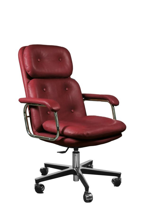 Héritage 80 - fauteuil de bureau vintage en cuir