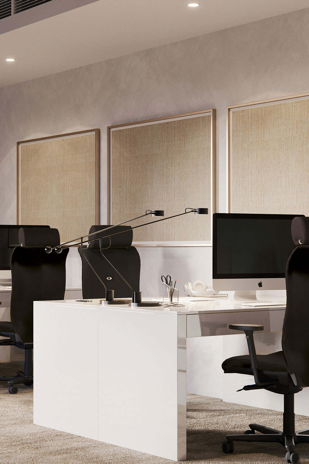Fauteuil de bureau ergonomique Strong Auguste en cuir, made in France de chez Navailles. Adapté à tous types de bureau, fauteuil de grande qualité