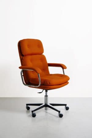 Héritage 80 - fauteuil de bureau vintage en tissu