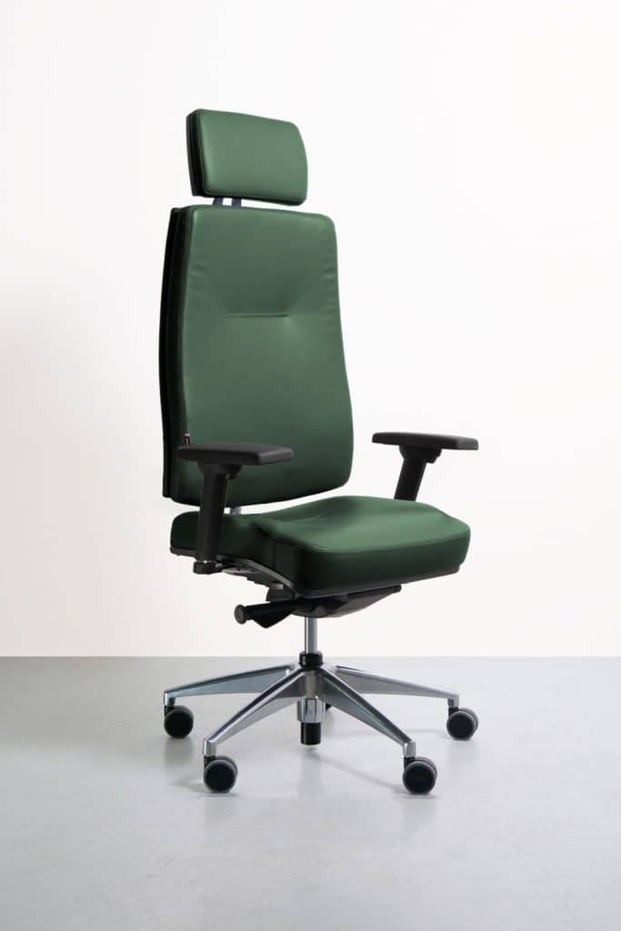 King Edgard - fauteuil de bureau en cuir