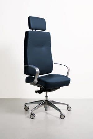 King Edgard + - fauteuil de direction en cuir