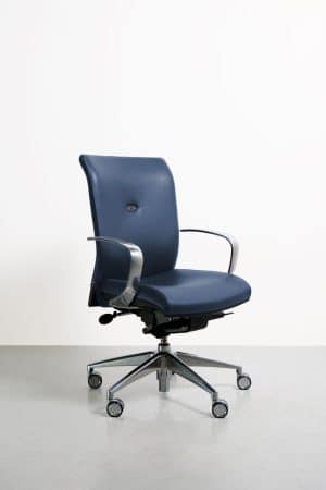 Strong Auguste + - fauteuil de direction petit dossier cuir