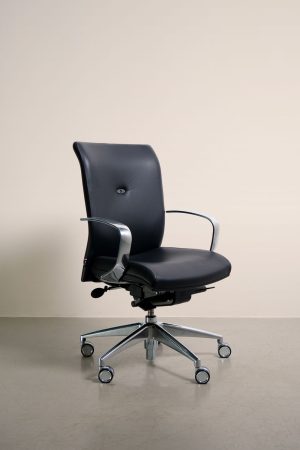 Strong Auguste + - fauteuil de direction petit dossier cuir