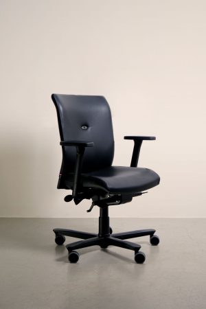 Strong Auguste - fauteuil de bureau ergonomique petit dossier cuir