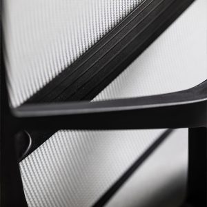 photo du soutien lombaire réglable en hauteur du fauteuil de bureau ergonomique great marcel en résille gris