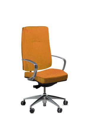 fauteuil_de_direction_laine_hallingdal_orange_King_edgard_Navailles