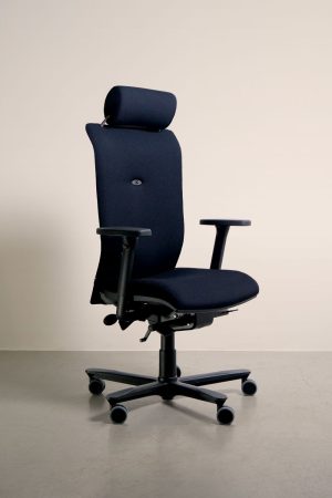 Fauteuil de bureau ergonomique réglable Strong Auguste en tissu de trois Quart NAVAILLES