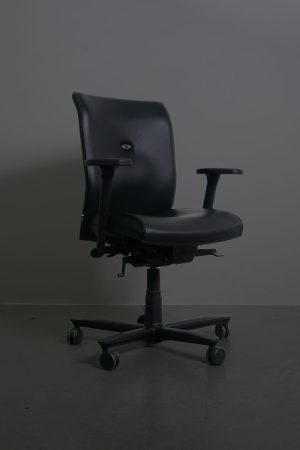 Strong Auguste - fauteuil de bureau ergonomique petit dossier cuir