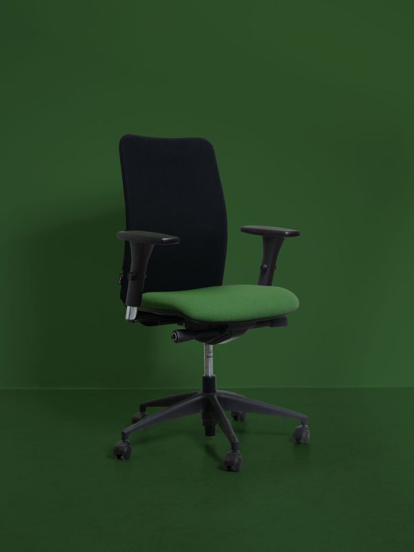 Famous Fernand Résille Noir et Vert - Fauteuil de bureau occasion