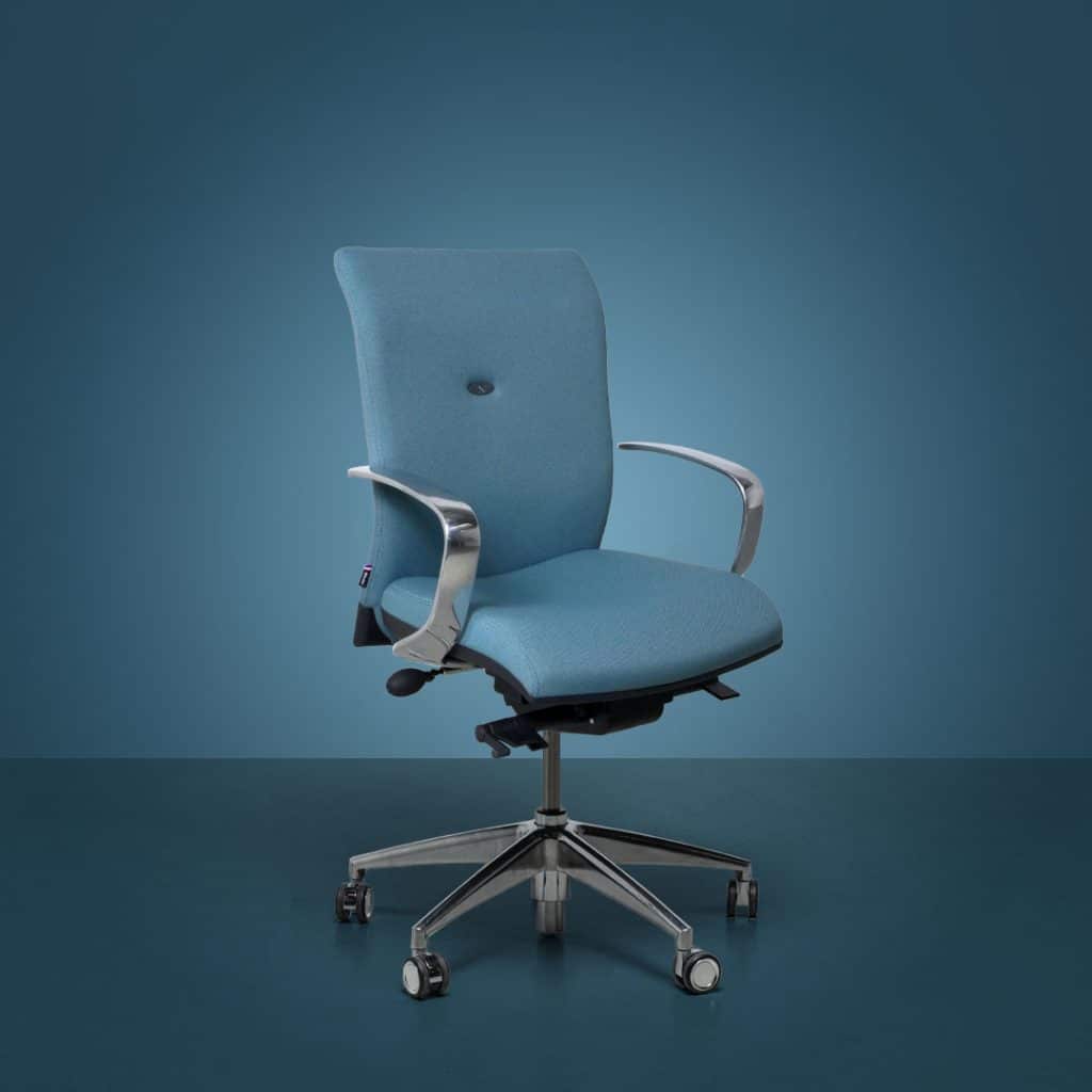 Fauteuil de bureau télétravail au design minimaliste et haut de gamme