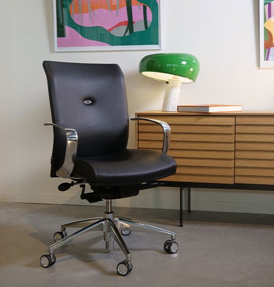 fauteuil de bureau télétravail minimaliste strong auguste + Navailles