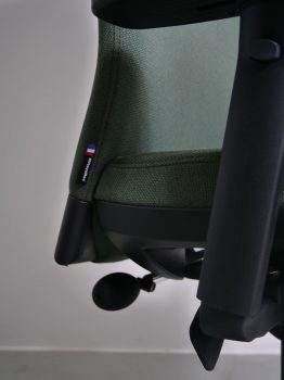 Support lombaire réglable par poire pneumatique fauteuil de bureau ergonomique strong auguste en tissu curavert
